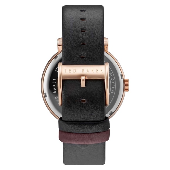 ⌚️🆕 Ted Baker ✦ 42mm Men's Watch ✦ Leather Strap - Picture 2 of 8